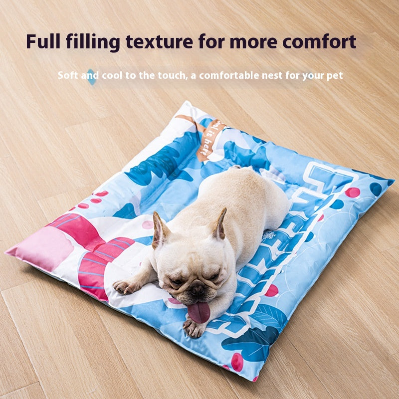 Pet Ice Mat Cat Summer Cooling Cold Nest