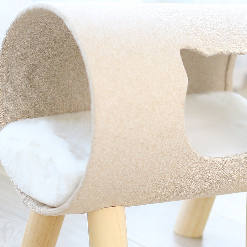 Cool House Cat Bed Non-closed Net Celebrity Washable Dog Kennel Pet