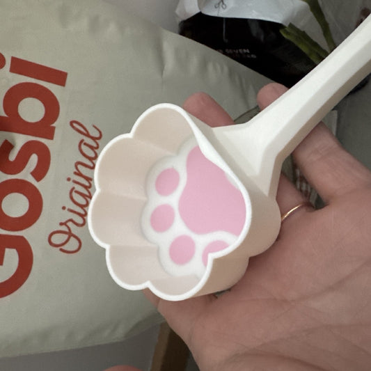 Cute Cat Paw Spoon Pet Dog Food Scoop Multi-color Options