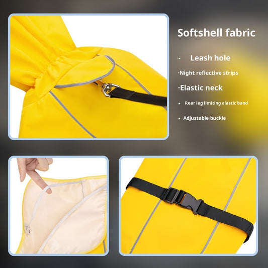 Outdoor Waterproof Pet Dog Clothes Raincoat