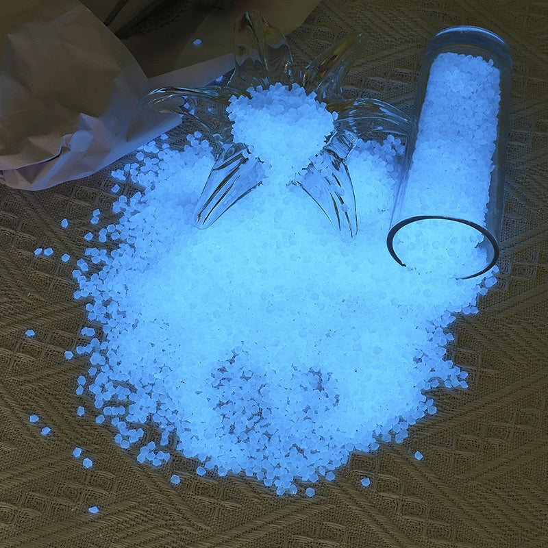 3-5mm Blue Luminous Sand Decoration Fish Tank Landscape Aquarium