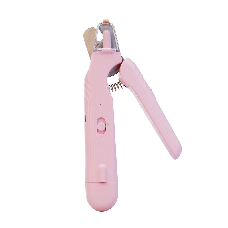 2-in-1 Pet Nail Clippers With LED Light Dog Cat Special Blood Line