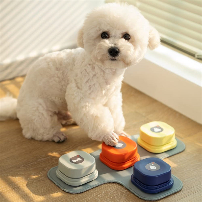 4 Colors Pet Communication Button One-click Prevent Physical