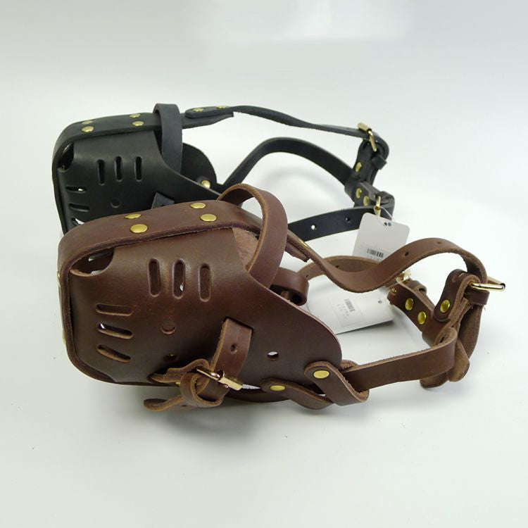 Cowhide Dog Muzzle Medium And Large Horse
