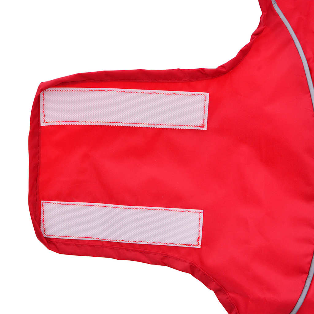 Dog Raincoat With Reflective Stripes Polyester S