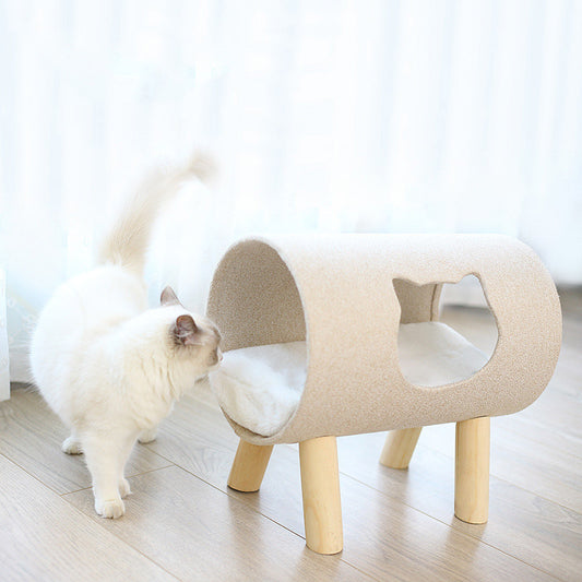 Cool House Cat Bed Non-closed Net Celebrity Washable Dog Kennel Pet