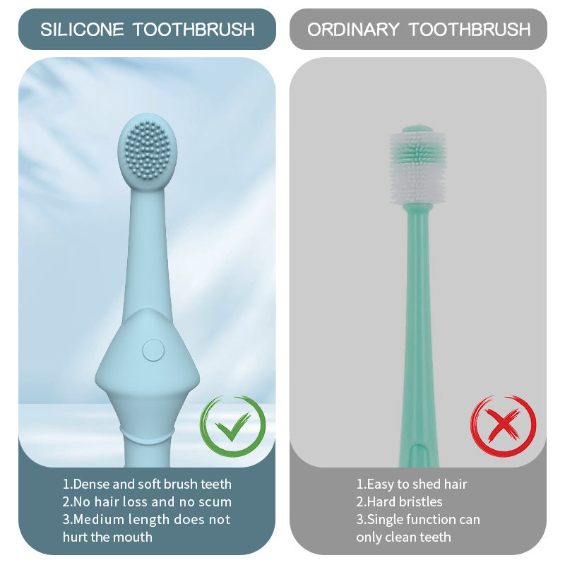 Pet Silicone Finger Toothbrush Oral Cleaning Pet