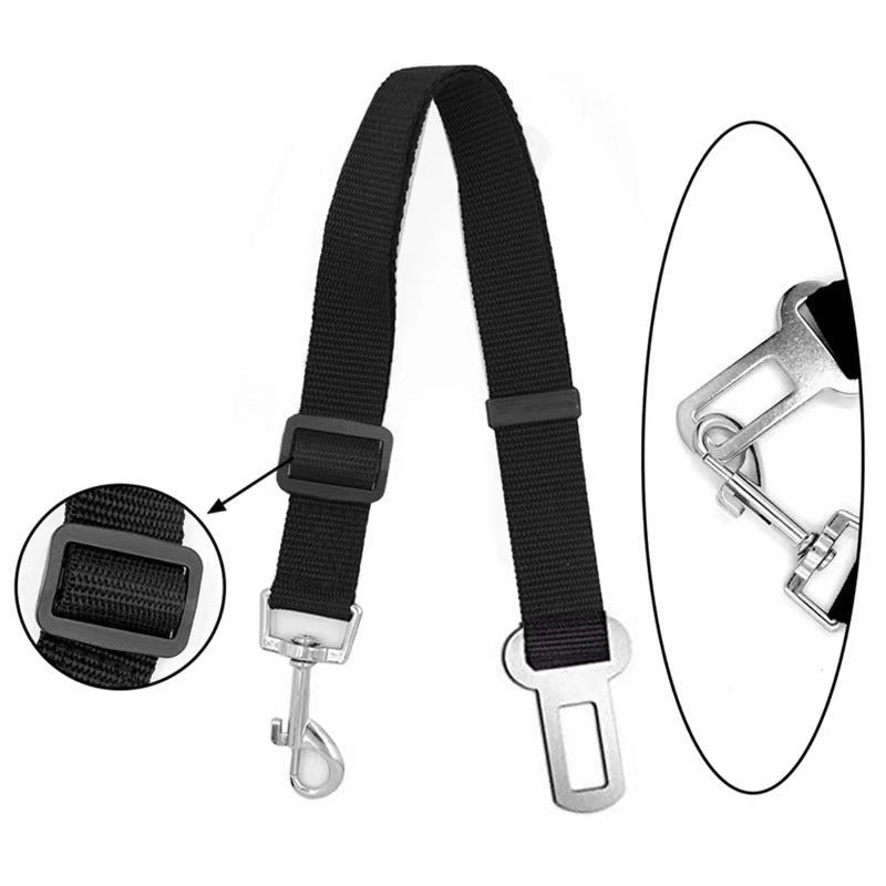 Retractable Dog Safety Belt Car For Pet Supplies Buckle