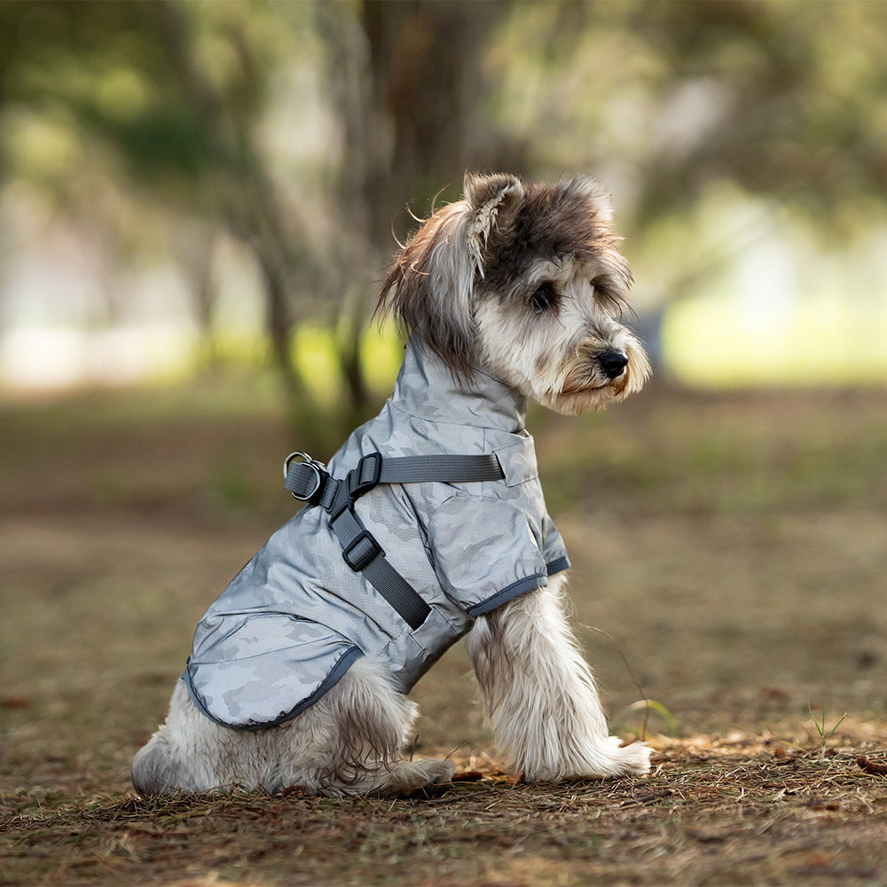 Chest And Back Raincoat Two Legs Waterproof Teddy Medium And Small