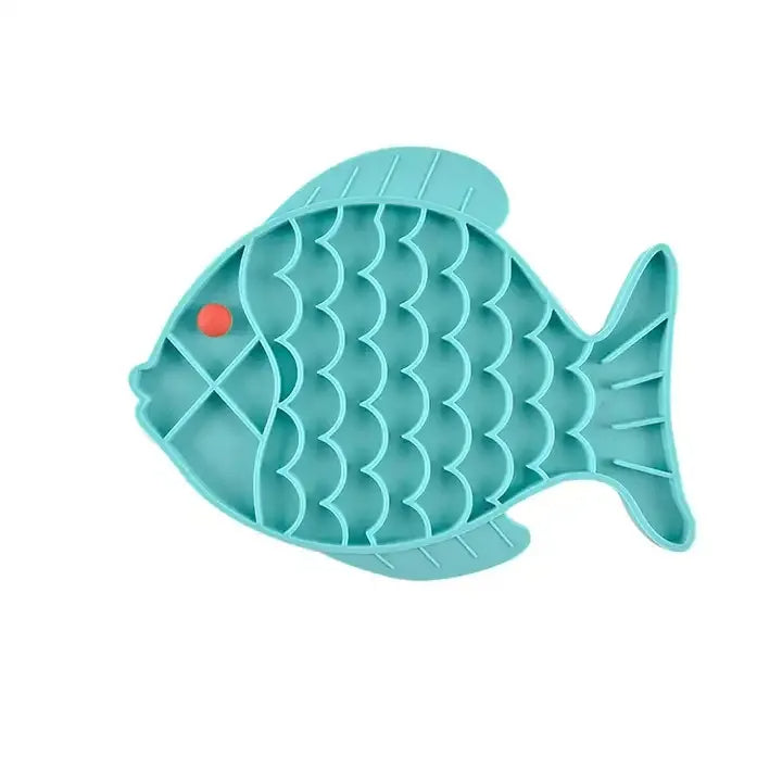 Silicone Lick Mat For Pet Dogs Slow Food Plate Rice Bowl For Small