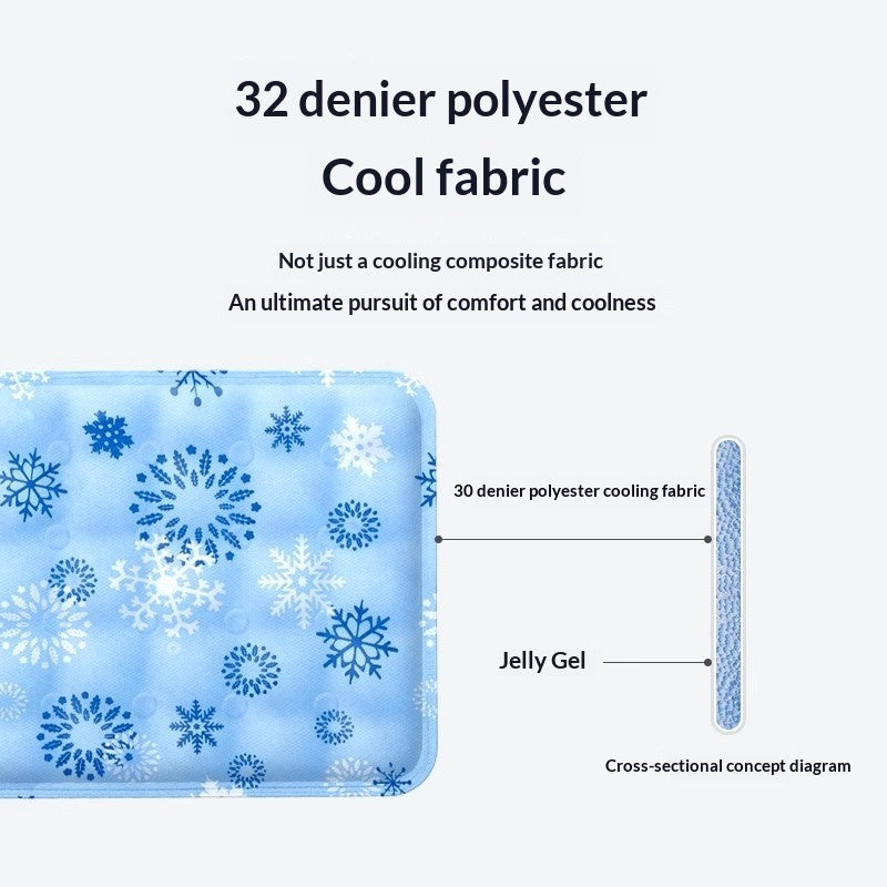 Pet Cooling Mat Dog Summer Cat Bed Sleeping Pad Ice