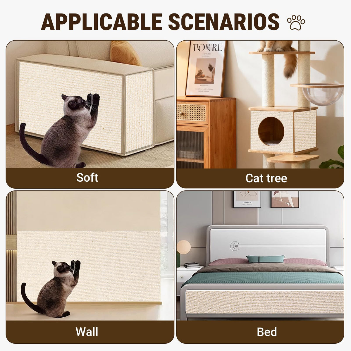 Cat Scratch Furniture Protector Diy Scratching Mat For Couch Sofa