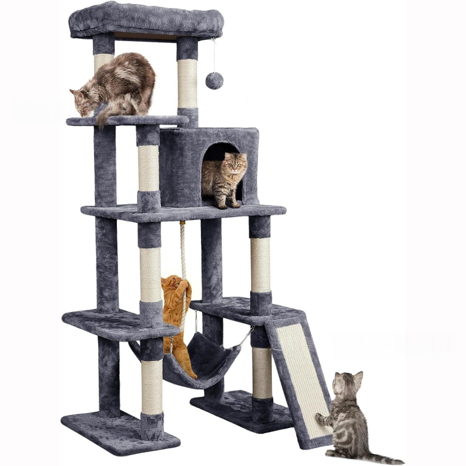 Cat Bed Scratching Post And Tree All In Onepet Toy