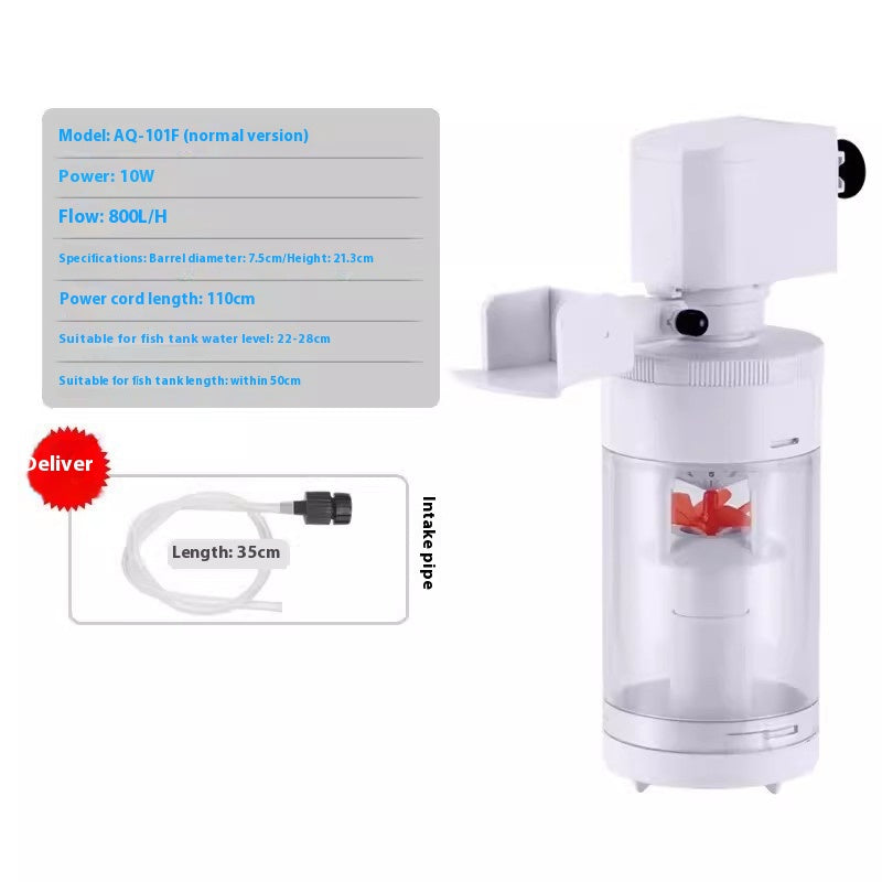 Fish Tank Built-in Filter Three-in-one Suction Wall-hung Urinal
