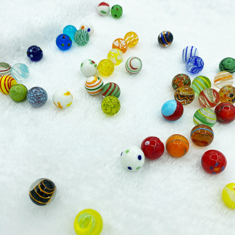 Colorful Solid Game Glass Marbles Fish Tank And Flower Pot