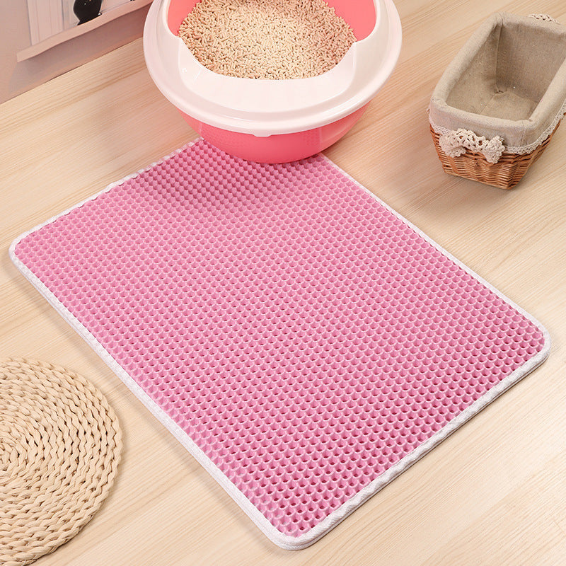 Double-layer Eva-filter Cat Litter Pad For Pets