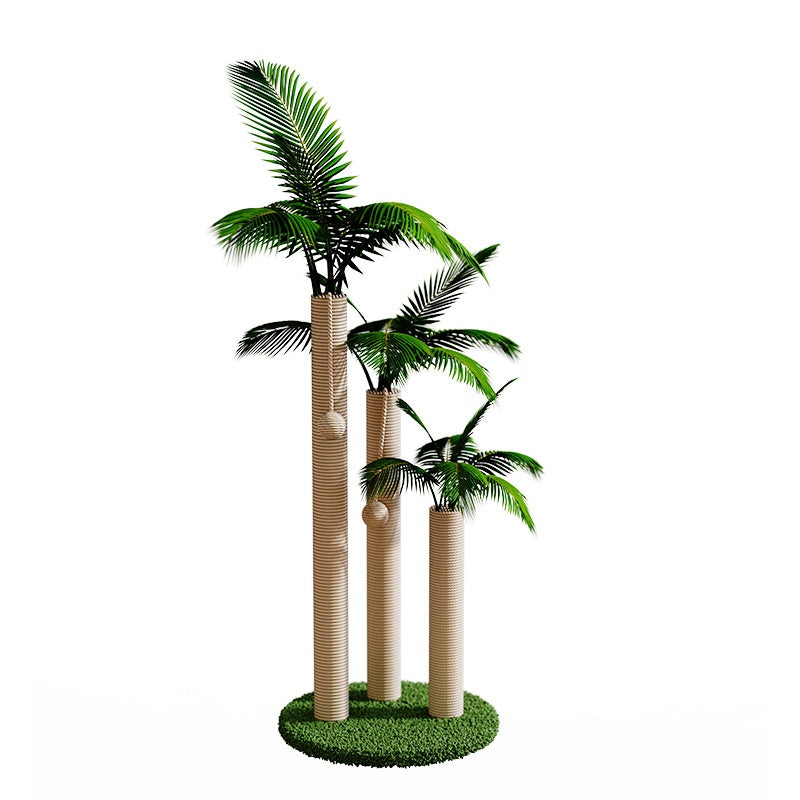 Cat Scratching Post Climbing Frame Hemp Rope Board Vertical