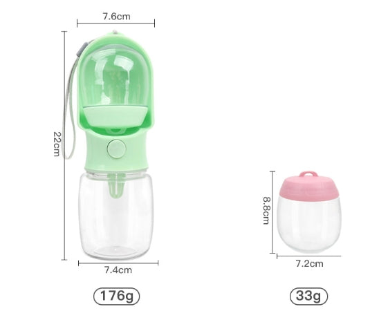Pet Supplies Dog Drinking Water Bottle Grain Storage Tank Portable