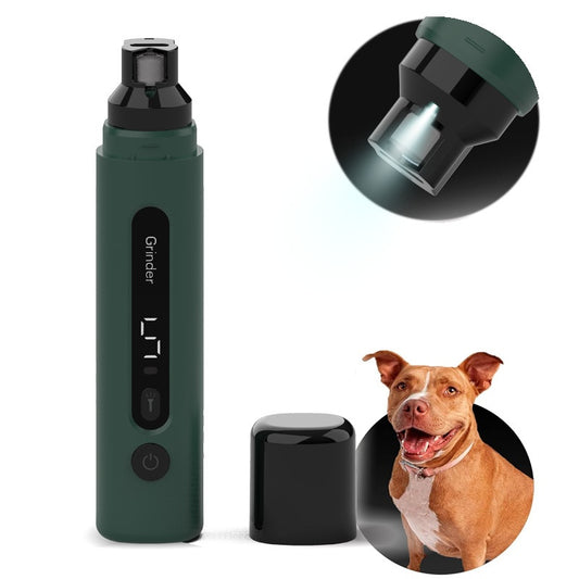 Dog Nail Grinder Electric Pet Trimmers Rechargeable Cat Grinders