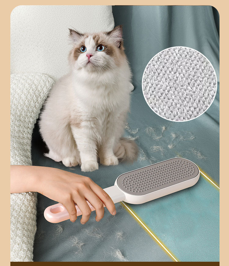 Double-sided Clothing Pet Dust Hair Removal Brush Pet Remover For
