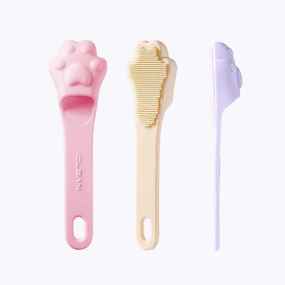Silicone Toothbrush For Pets Food Grade Oral Cleaning Tool Finger
