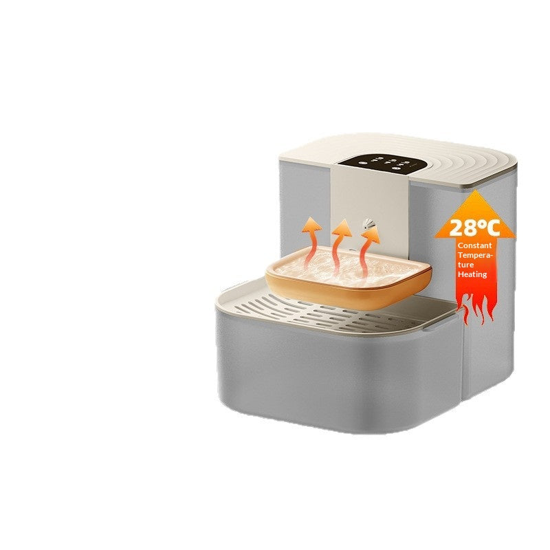 Thermostatically Controlled Plug-free Pet Water Fountain With