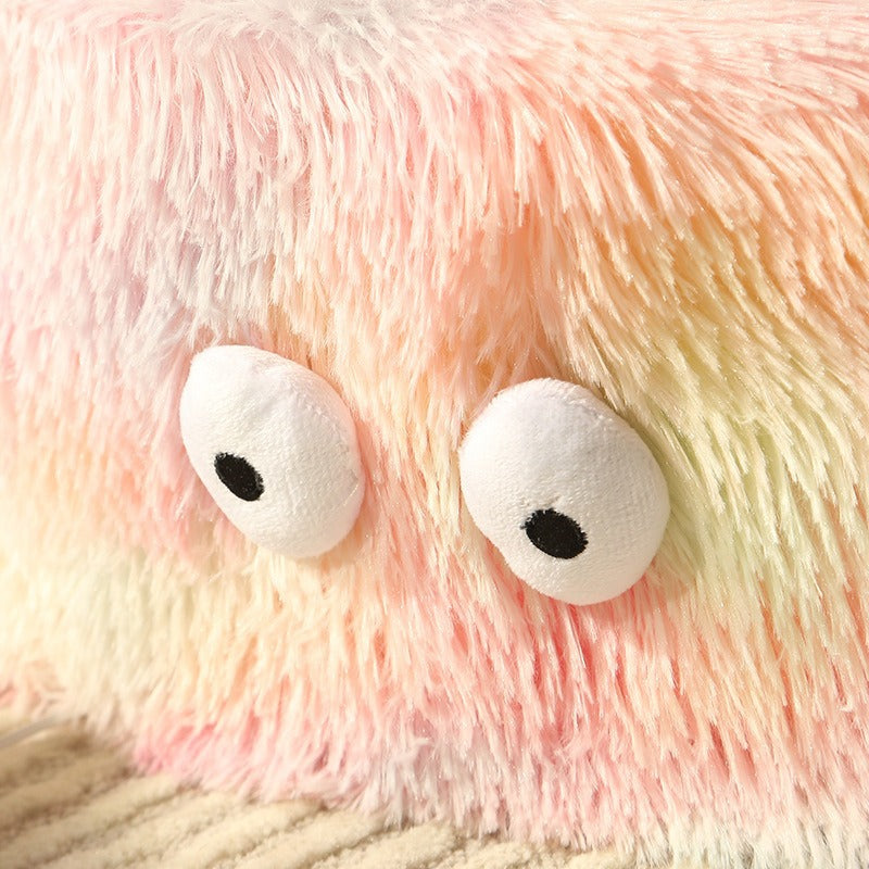 Winter Warm Cute Eye Small Monster Cat Bed Pet Round Nest Dog House