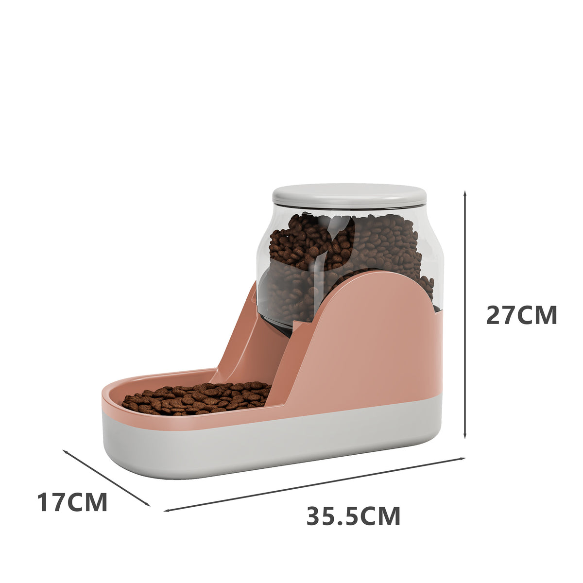 Cat Water Fountain Automatic Pet Feeder Auto Food Dispenser For Dog