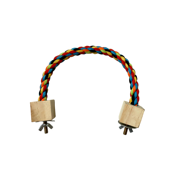 Parrot Climbing Rope Toy Bird Swing Rings