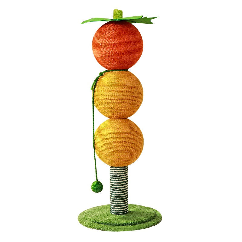 Scratching Post With Sisal Rope And A Ball For Cats And Other Pets