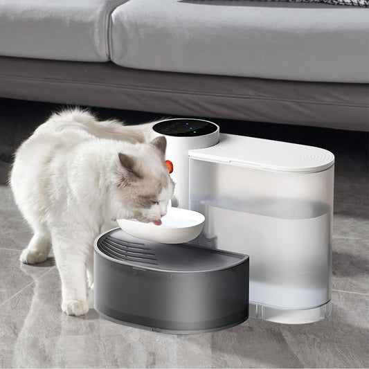 1pc Smart Pet Water Fountain Automatic Cat Dispenser 3l Cordless