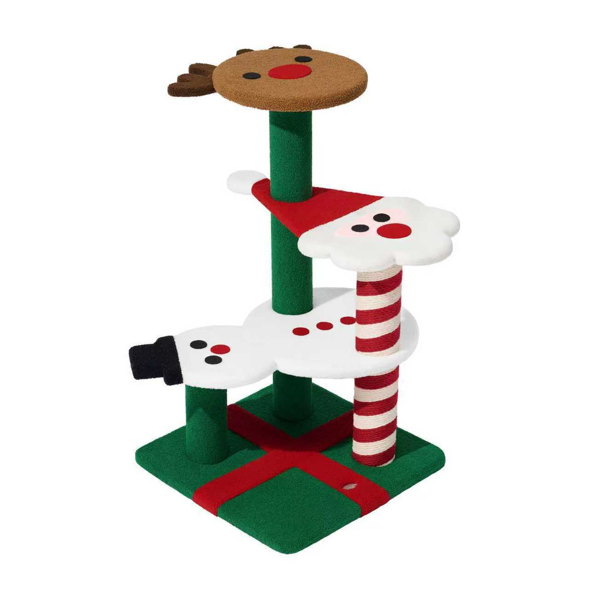 Wear-resistant Jute Rope Scratching Post Column Cat Tree