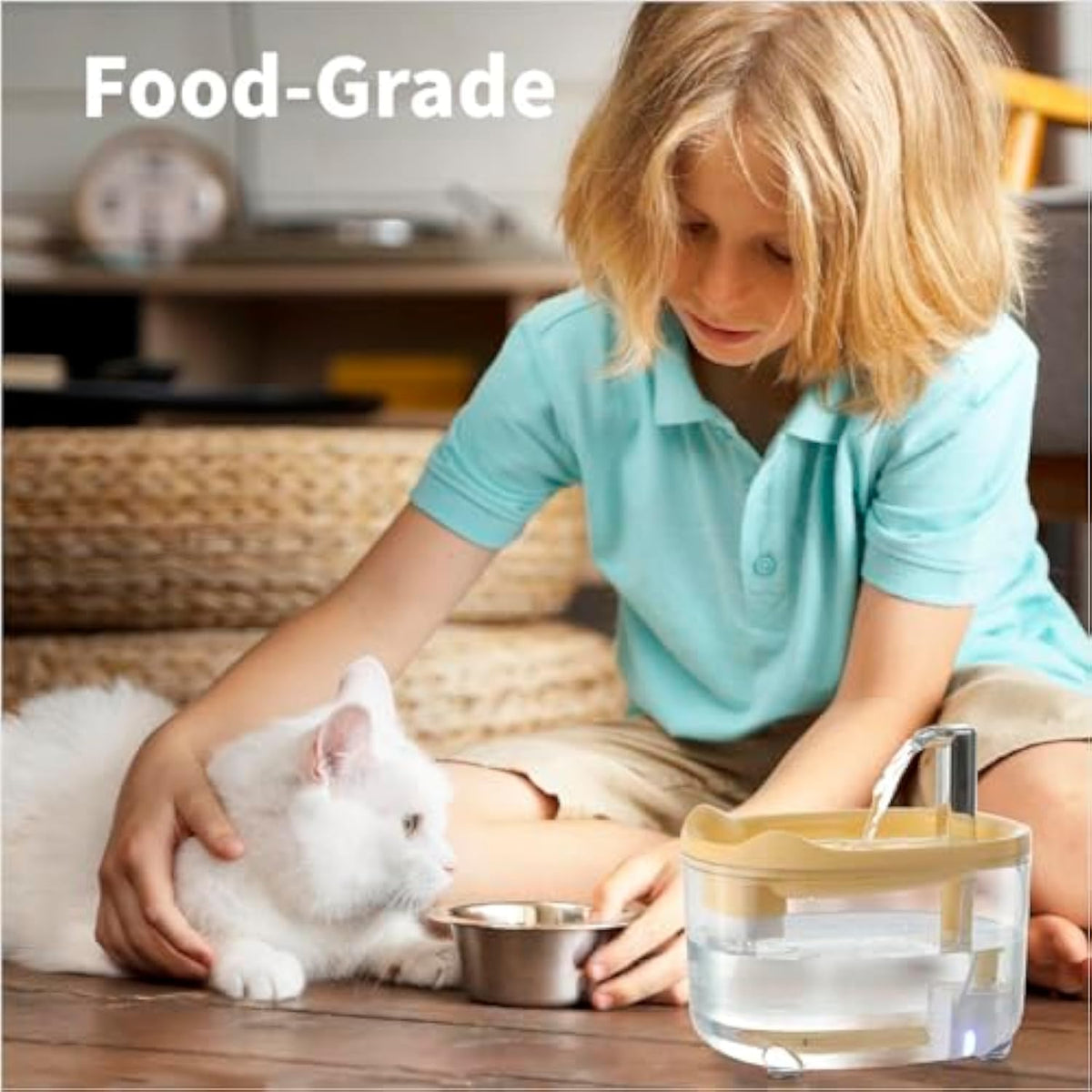 Cat Water Fountain Premium 1500ml Pet For Cats Dogs Kitten