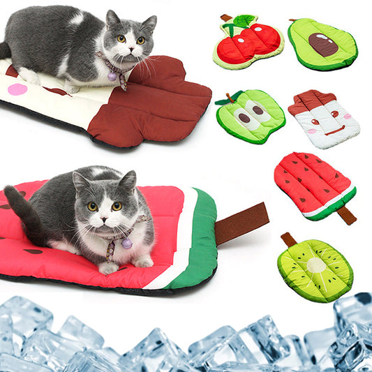Dog Cooling Mat Pet Beds Cat Rug Ice Silk Pet Self Pad Blanket