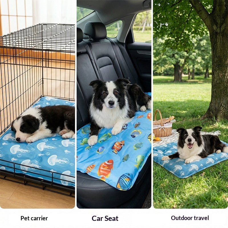 Summer Cooling Ice-silk Pet Mat
