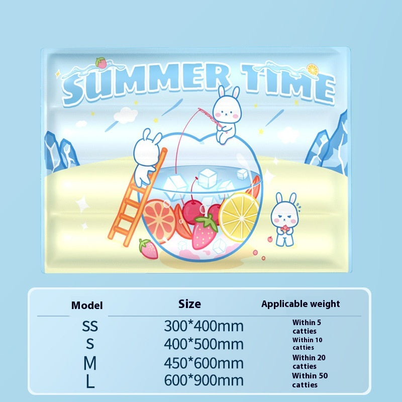 Pet Ice Mat Cat Summer Cooling Cold Nest