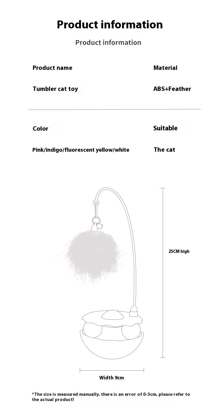 Cat Interactive Toy Funny Tumbler Kitten Exercise Catching Leaky