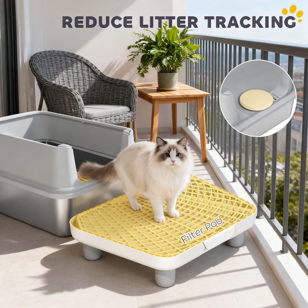 Cat Litter Box Stainless Steel Scoop