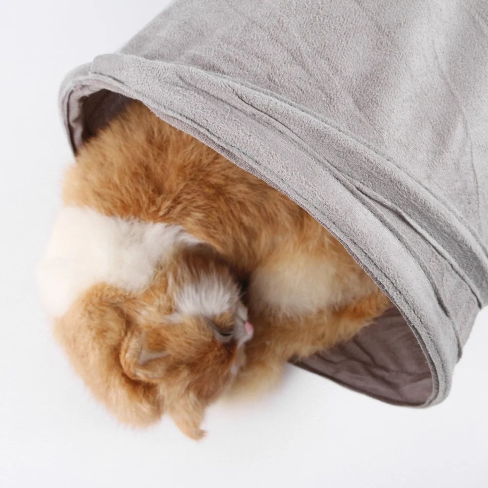 Cat Tunnel Collapsible S-shape Peekaboo Cave Play Tube Interactive