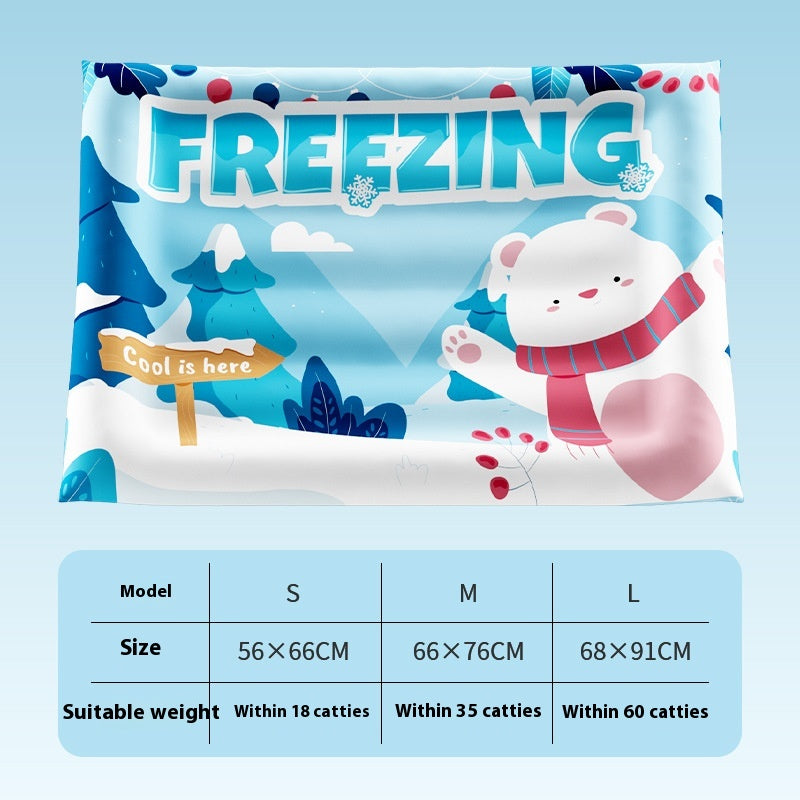 Pet Ice Mat Cat Summer Cooling Cold Nest