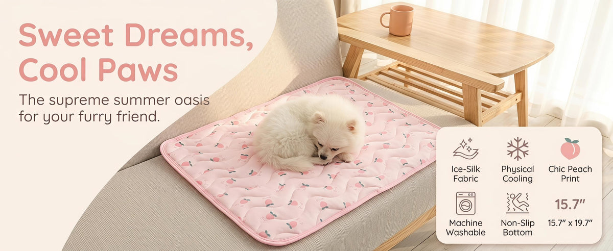 Self-cooling Pet Mat For Dogs Cats Foldable Summer Cooling Pad With