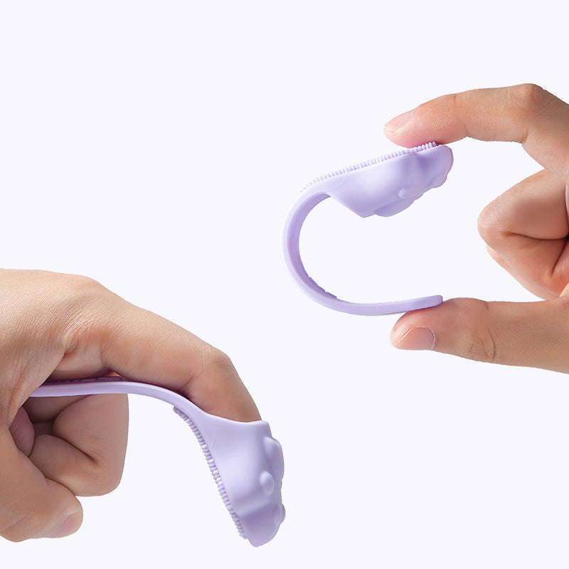 Silicone Toothbrush For Pets Food Grade Oral Cleaning Tool Finger