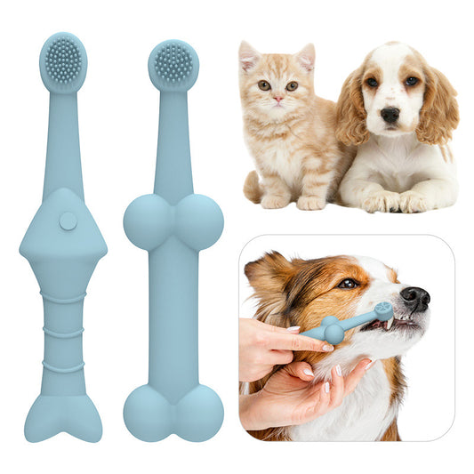 Pet Silicone Finger Toothbrush Oral Cleaning Pet