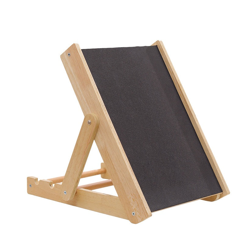 Solid Wood Dog Scratching Board For Nail Sharpening No Installation