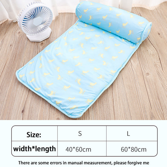 Dogs Mat Cooling Summer Pad For Cat Blanket Sofa Breathable Pet Dog