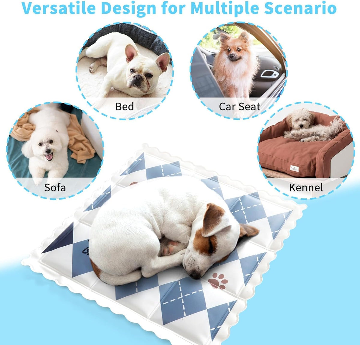 Pet Ice Pad Summer Dog House Cat Sleeping Mat And Cooling Gel Dirty