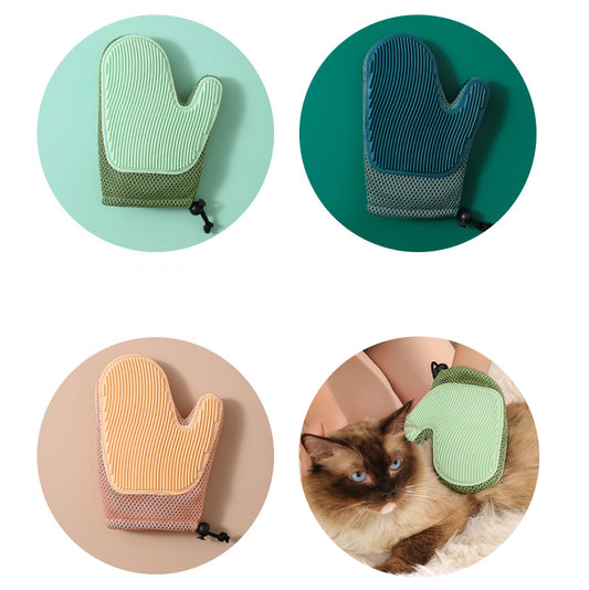 Comb 2-in-1 Floating Hair Removal Pet Gloves Pet Supplies Dog Cat