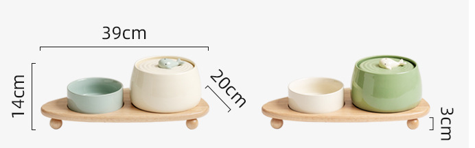 Cat Ceramic Automatic Circulating Filter Water Dispenser Drinking