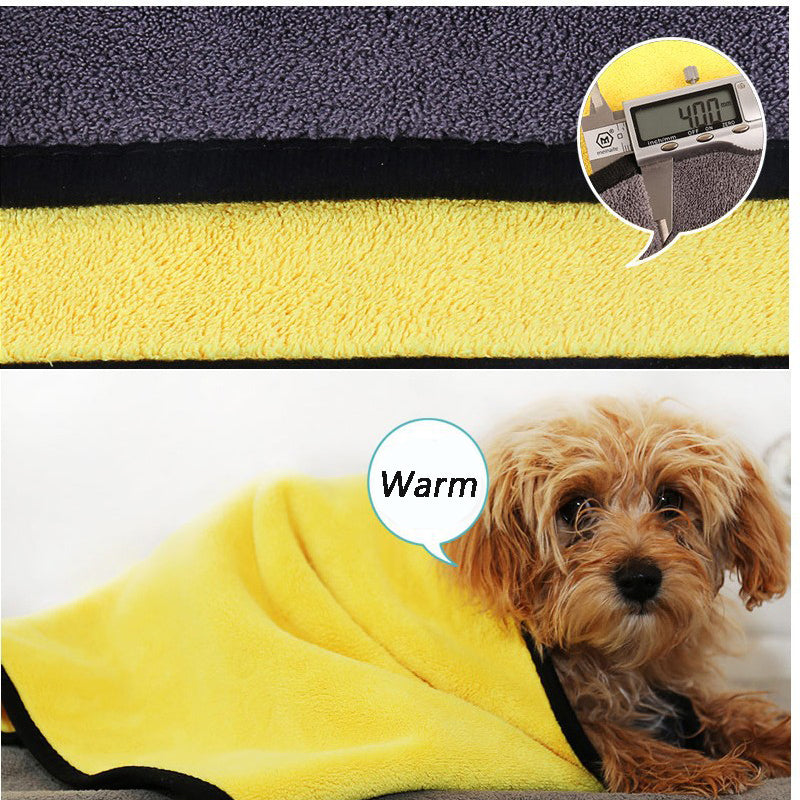 Dog Towels For Drying Dogs Towel Bath Quick-drying Pet And Cat Soft