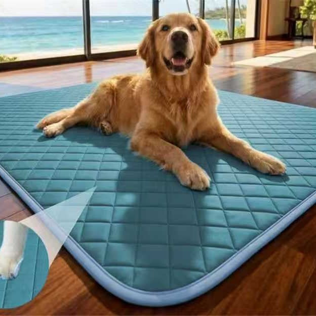Pet Ice-silk Non-slip Cooling Mat